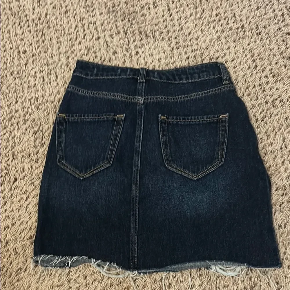 Hollister Denim Mini Pencil Skirt for Night Out